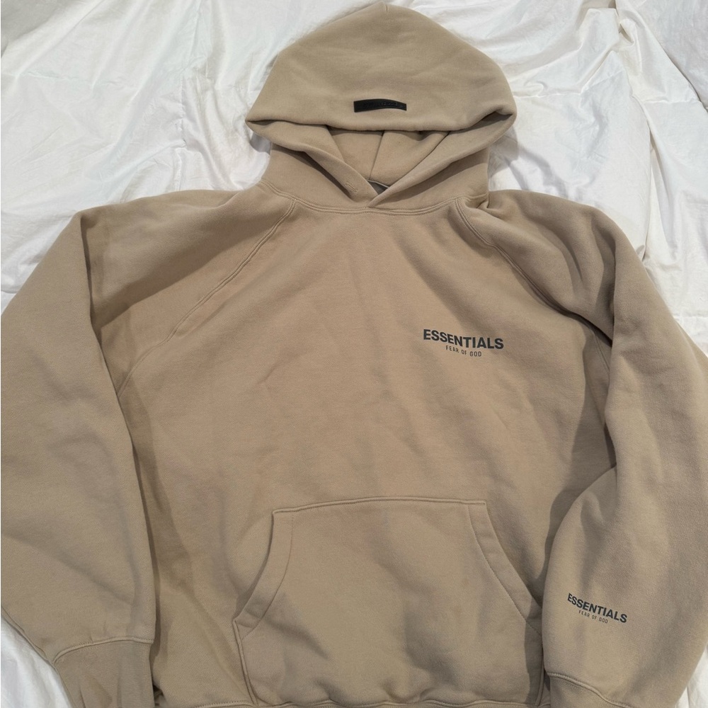 ESSENTIALS  Beige Hoodie for Men
